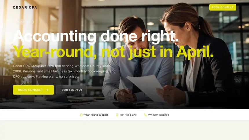 Accounting Soft Editorial demo website thumbnail