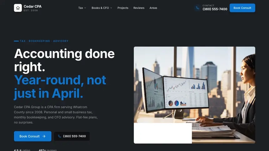 Accounting Friendly App demo website thumbnail
