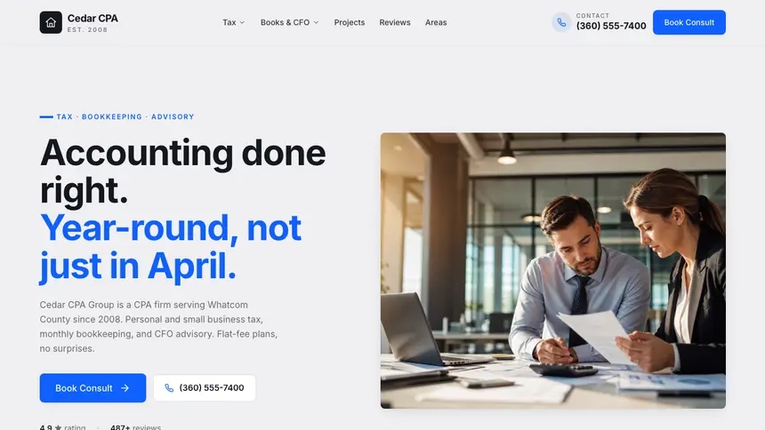 Accounting Technical Trust demo website thumbnail
