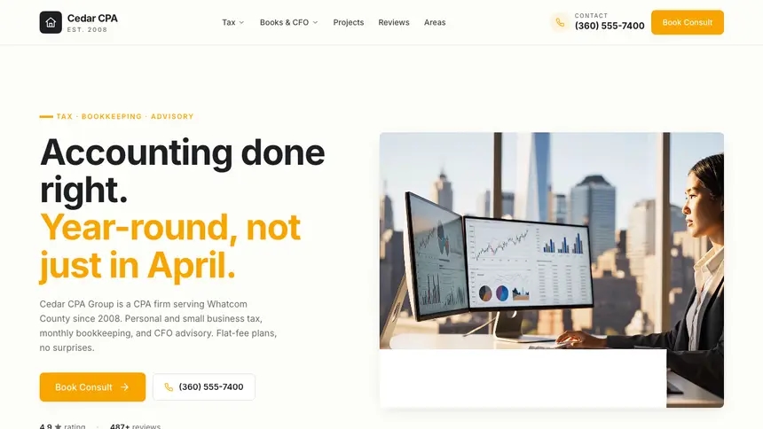 Accounting Playful Product demo website thumbnail