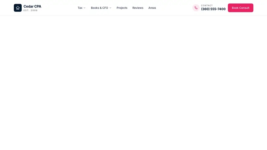 Accounting Polished Gradient demo website thumbnail