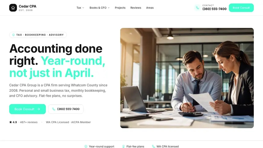 Accounting Editorial Media demo website thumbnail