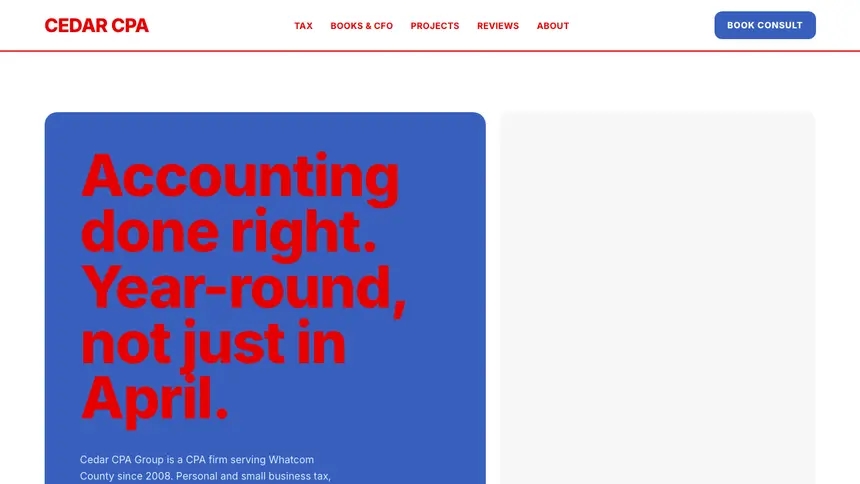 Accounting Confident Telecom demo website thumbnail