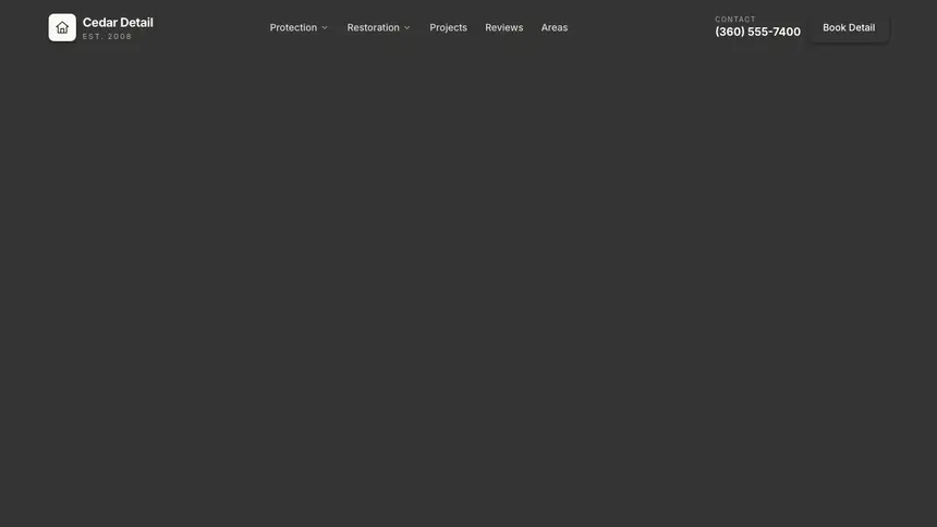 Car Detailing Fast Utility demo website thumbnail