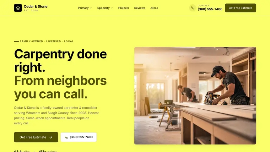 Carpentry Data Clarity demo website thumbnail