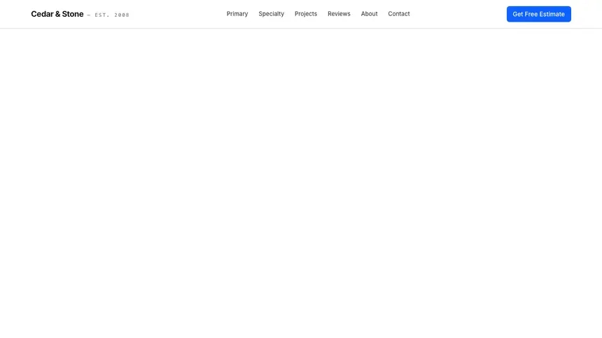 Carpentry Enterprise Classic demo website thumbnail