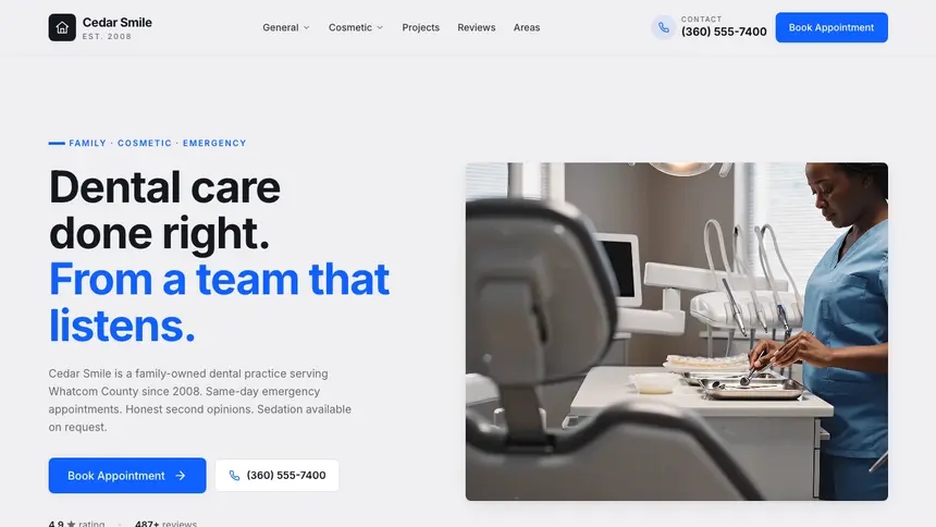 Dental Technical Trust demo website thumbnail