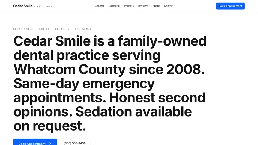 Dental Enterprise Classic demo website thumbnail
