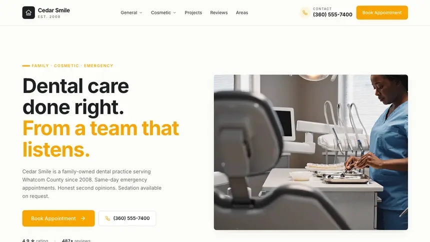 Dental Playful Product demo website thumbnail