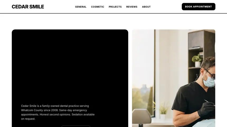 Dental Bold Utility demo website thumbnail