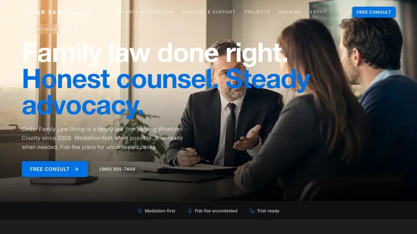 Family Law Minimal Premium demo website thumbnail