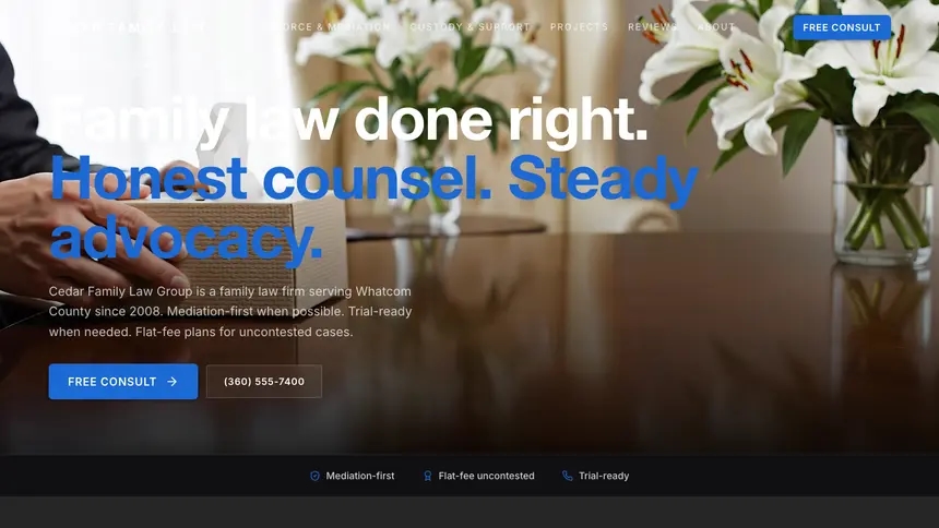 Family Law Precision Classic demo website thumbnail