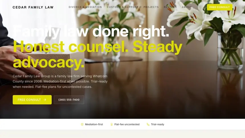 Family Law Soft Editorial demo website thumbnail