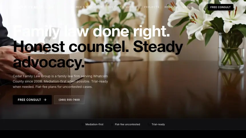 Family Law Expressive Modern demo website thumbnail
