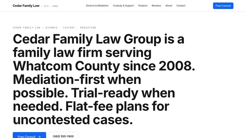 Family Law Enterprise Classic demo website thumbnail