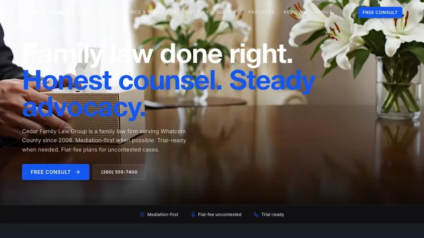 Family Law Compact Modern demo website thumbnail