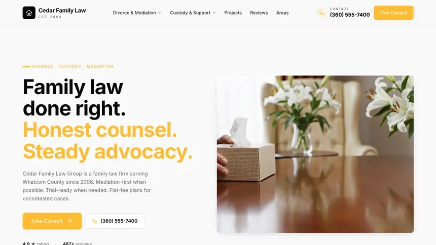 Family Law Crisp Utility demo website thumbnail