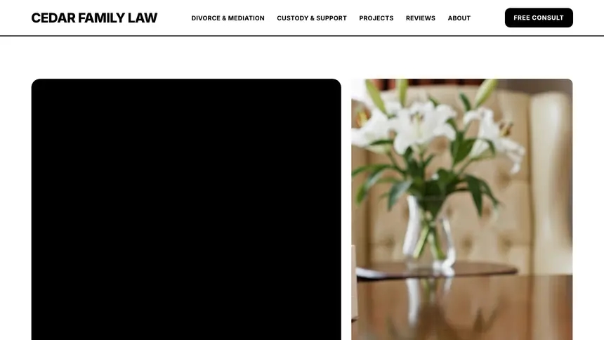 Family Law Bold Utility demo website thumbnail