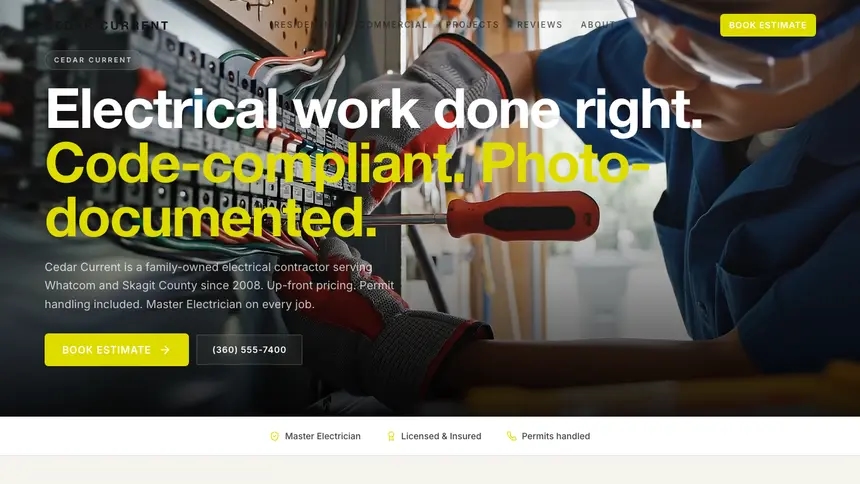 Electrical Soft Editorial demo website thumbnail