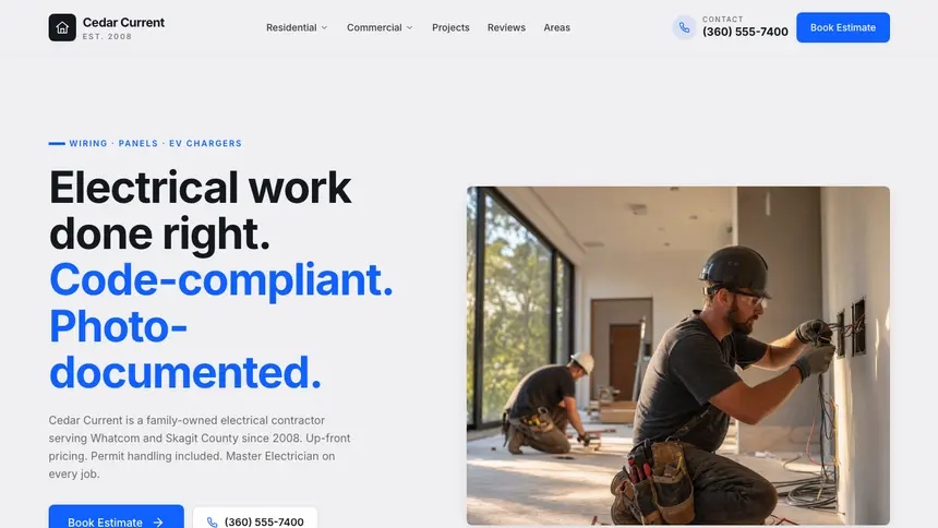 Electrical Technical Trust demo website thumbnail