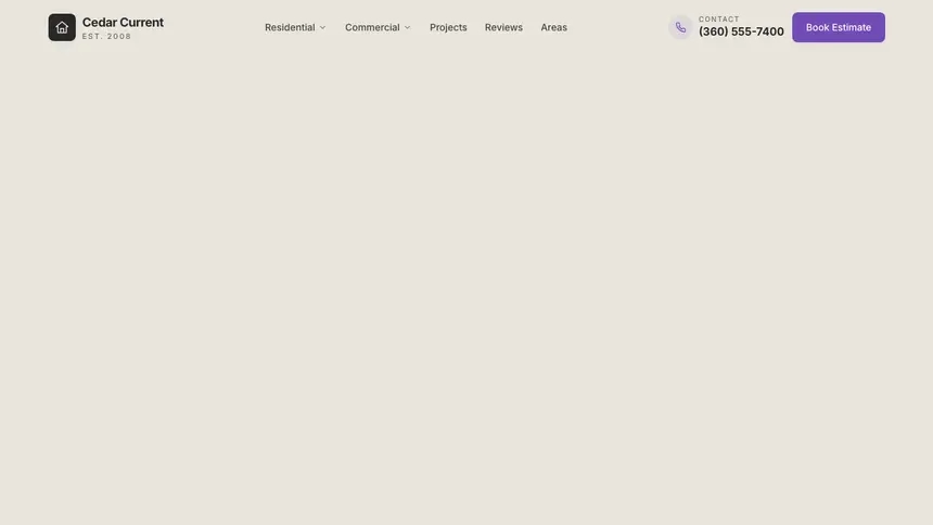 Electrical Sleek Premium demo website thumbnail