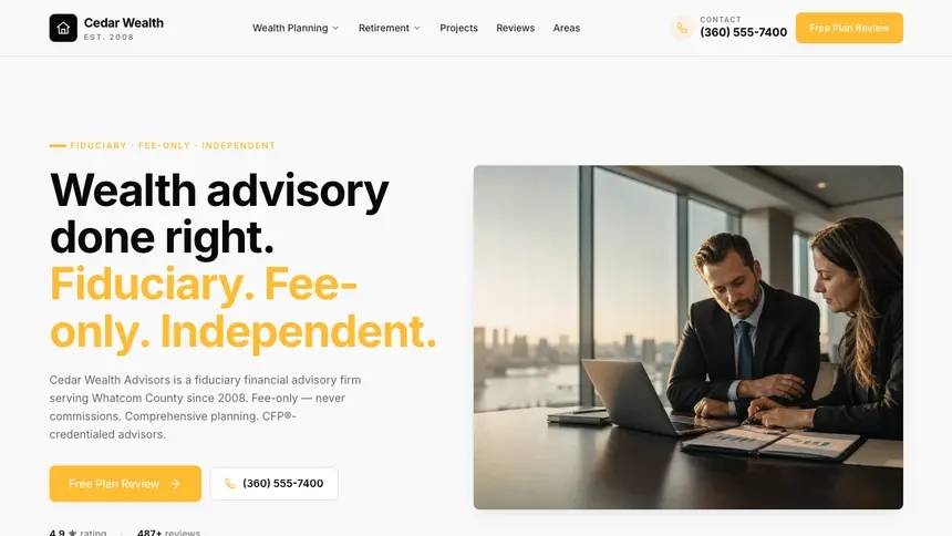 Financial Advisory Crisp Utility demo website thumbnail