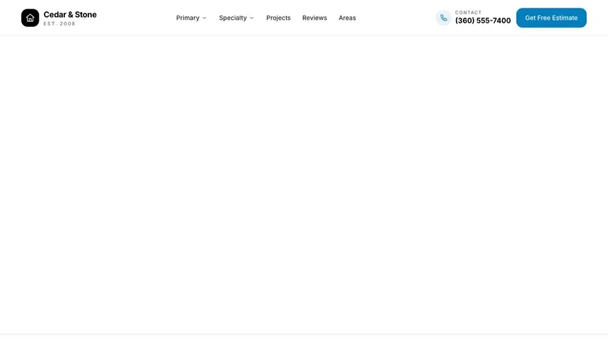Interior Design Editorial Bold demo website thumbnail
