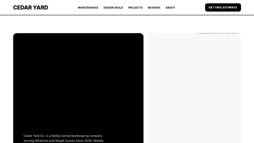 Landscaping Bold Utility demo website thumbnail
