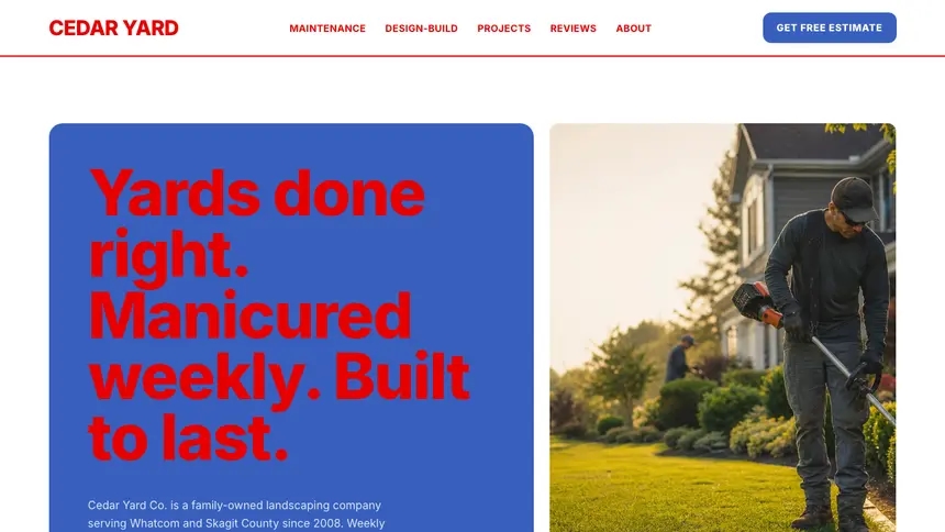 Landscaping Confident Telecom demo website thumbnail