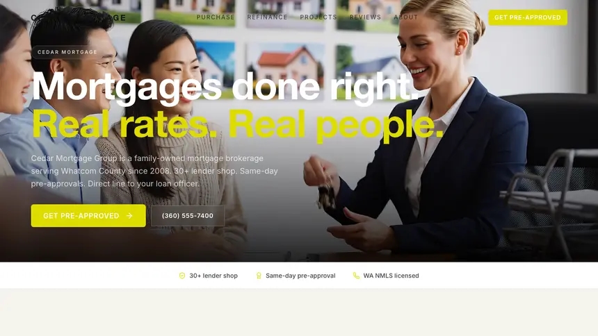 Mortgage Soft Editorial demo website thumbnail