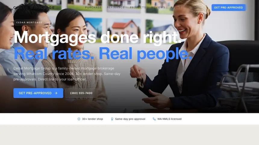 Mortgage Soft Inviting demo website thumbnail