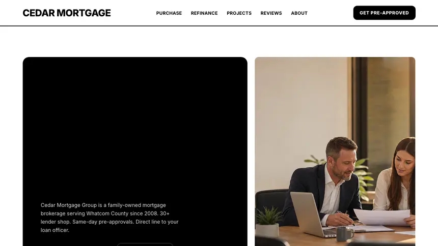 Mortgage Bold Utility demo website thumbnail
