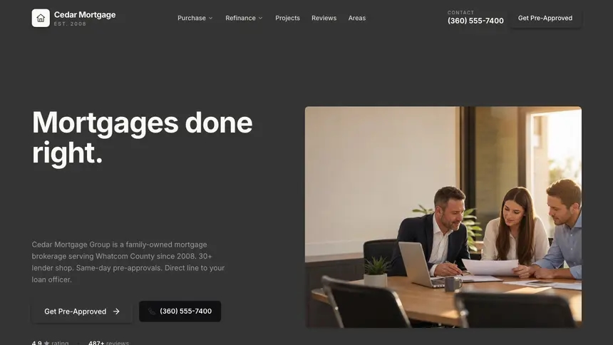 Mortgage Fast Utility demo website thumbnail