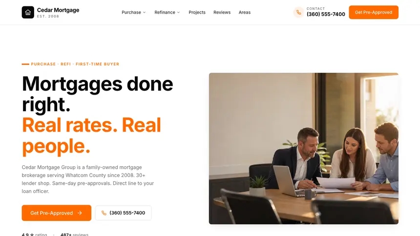 Mortgage Designer Flexible demo website thumbnail