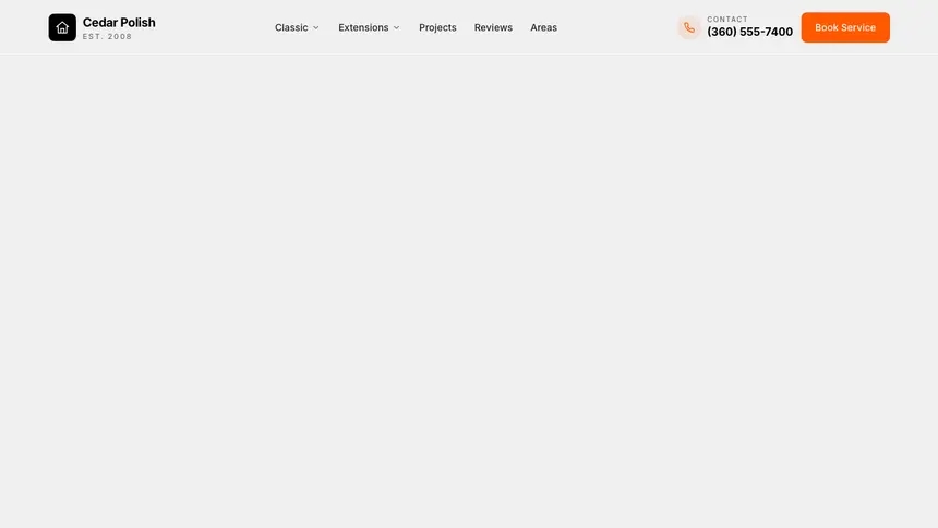 Nail Salon Minimal Mail demo website thumbnail