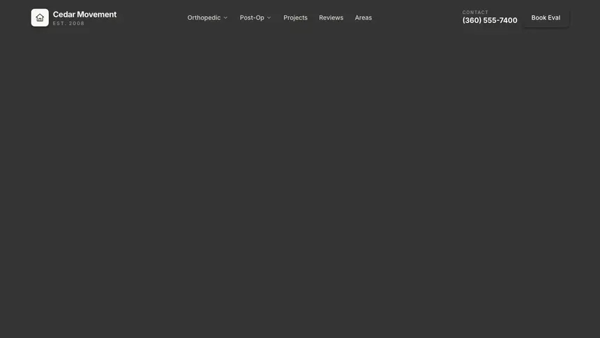 Physical Therapy Fast Utility demo website thumbnail