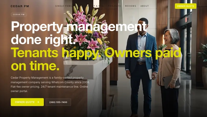 Property Management Soft Editorial demo website thumbnail