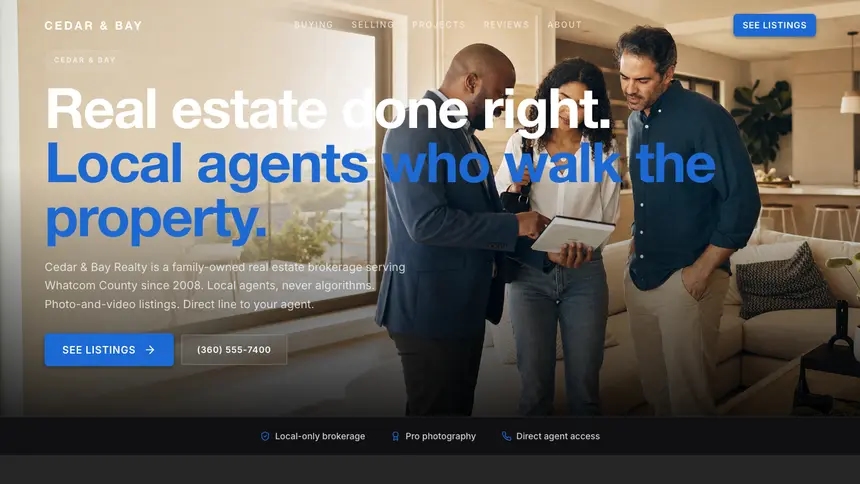 Real Estate Precision Classic demo website thumbnail
