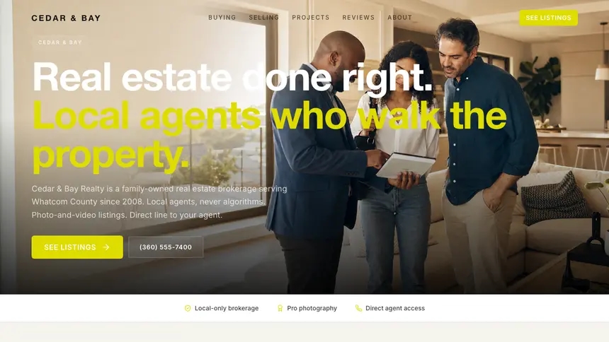 Real Estate Soft Editorial demo website thumbnail