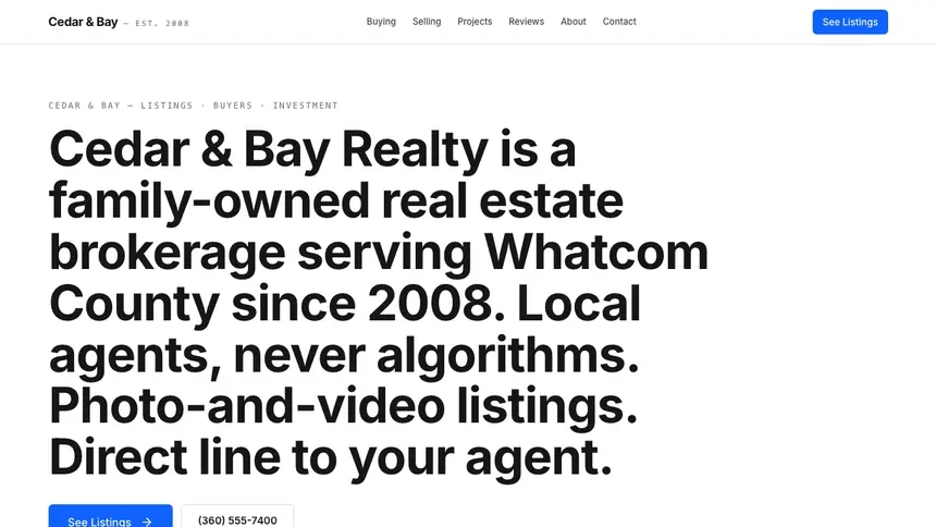 Real Estate Enterprise Classic demo website thumbnail