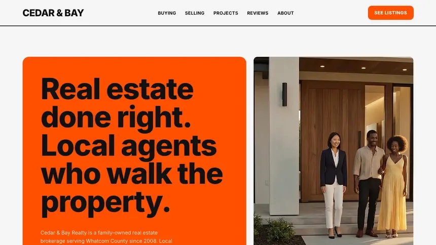 Real Estate Bold Motion demo website thumbnail