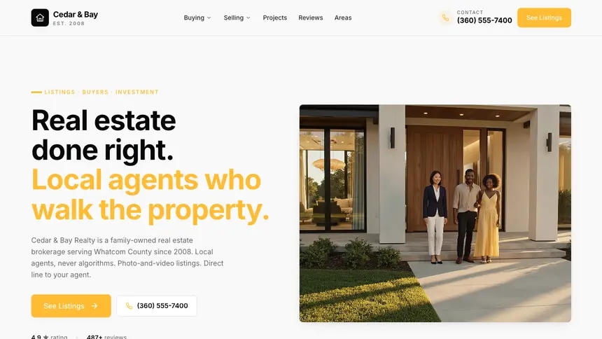 Real Estate Crisp Utility demo website thumbnail