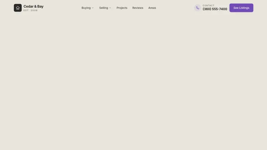 Real Estate Sleek Premium demo website thumbnail