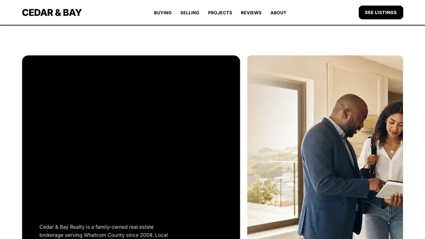 Real Estate Bold Utility demo website thumbnail