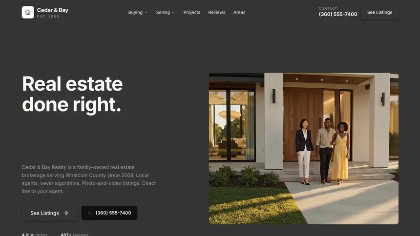 Real Estate Fast Utility demo website thumbnail