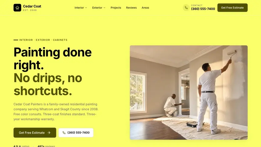 Painting Data Clarity demo website thumbnail