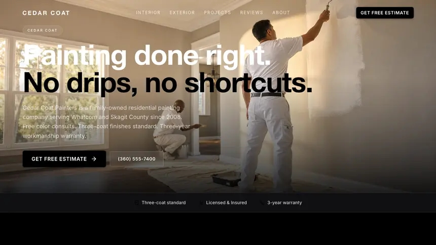 Painting Expressive Modern demo website thumbnail