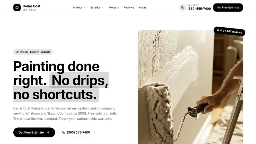 Painting Playful Creative demo website thumbnail
