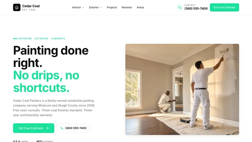Painting Bright Docs demo website thumbnail