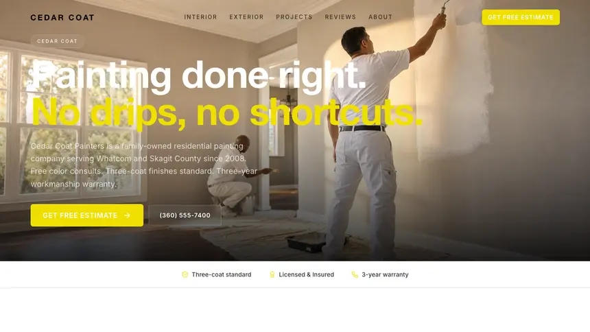 Painting Modern European demo website thumbnail